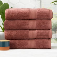 Marisse Bamboo & Cotton Bathroom Towels (Set of 4)